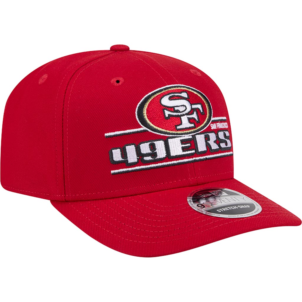 NFL San Francisco 49ers New Era Stated 9SEVENTY Stretch-Snapback Hat - Red