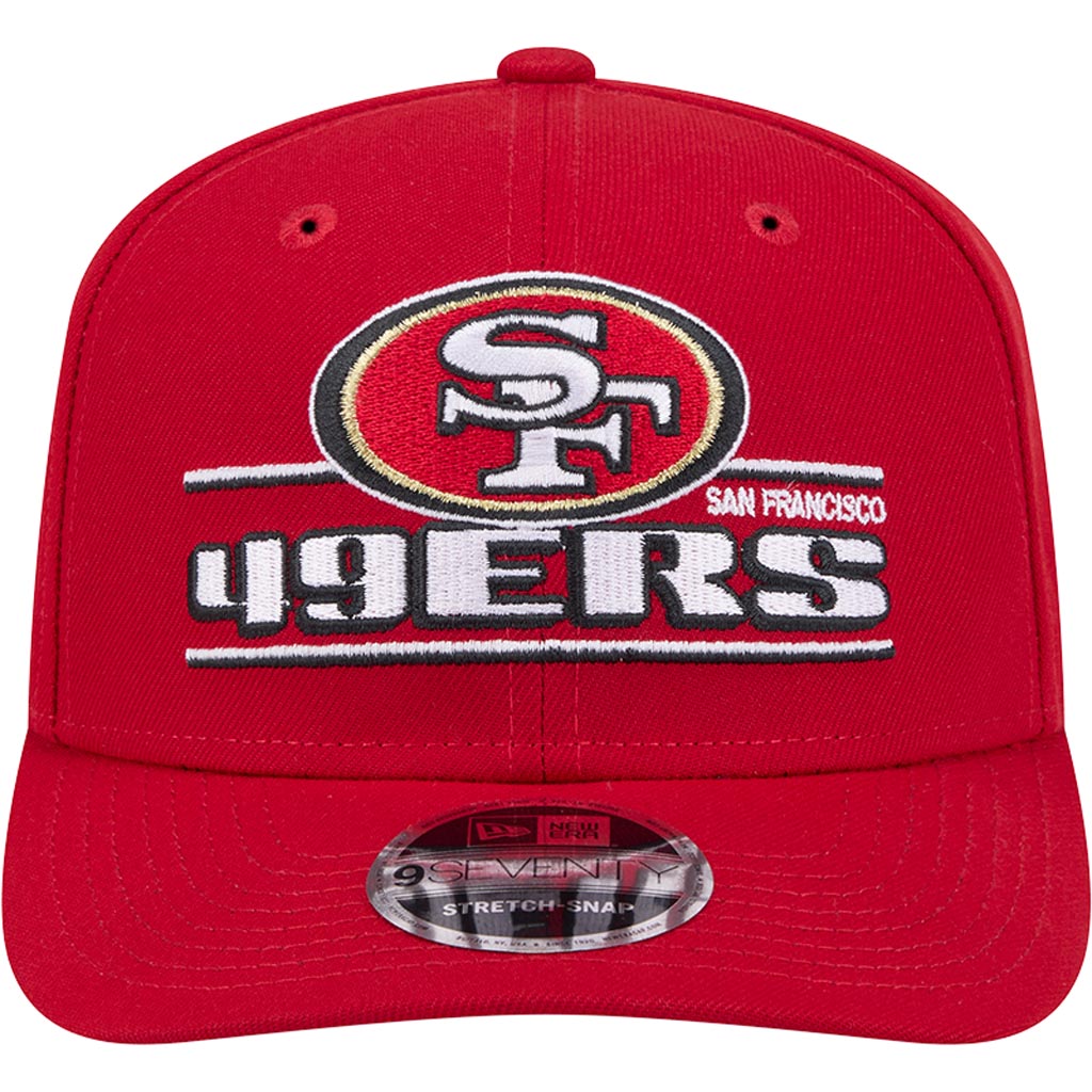 NFL San Francisco 49ers New Era Stated 9SEVENTY Stretch-Snapback Hat - Red