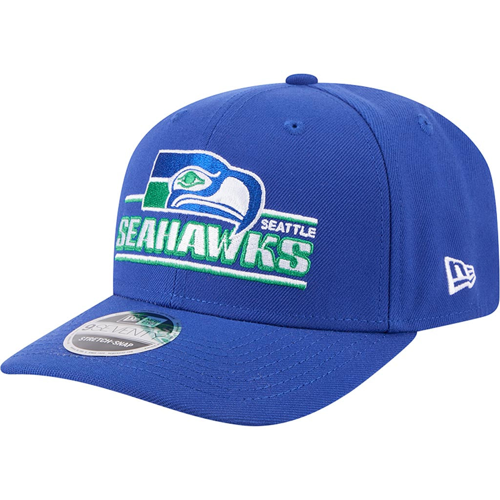 NFL Seattle Seahawks New Era Stated 9SEVENTY Stretch-Snapback Hat - Blue