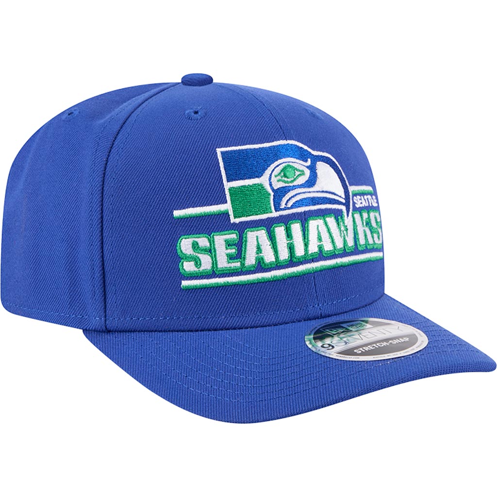 NFL Seattle Seahawks New Era Stated 9SEVENTY Stretch-Snapback Hat - Blue