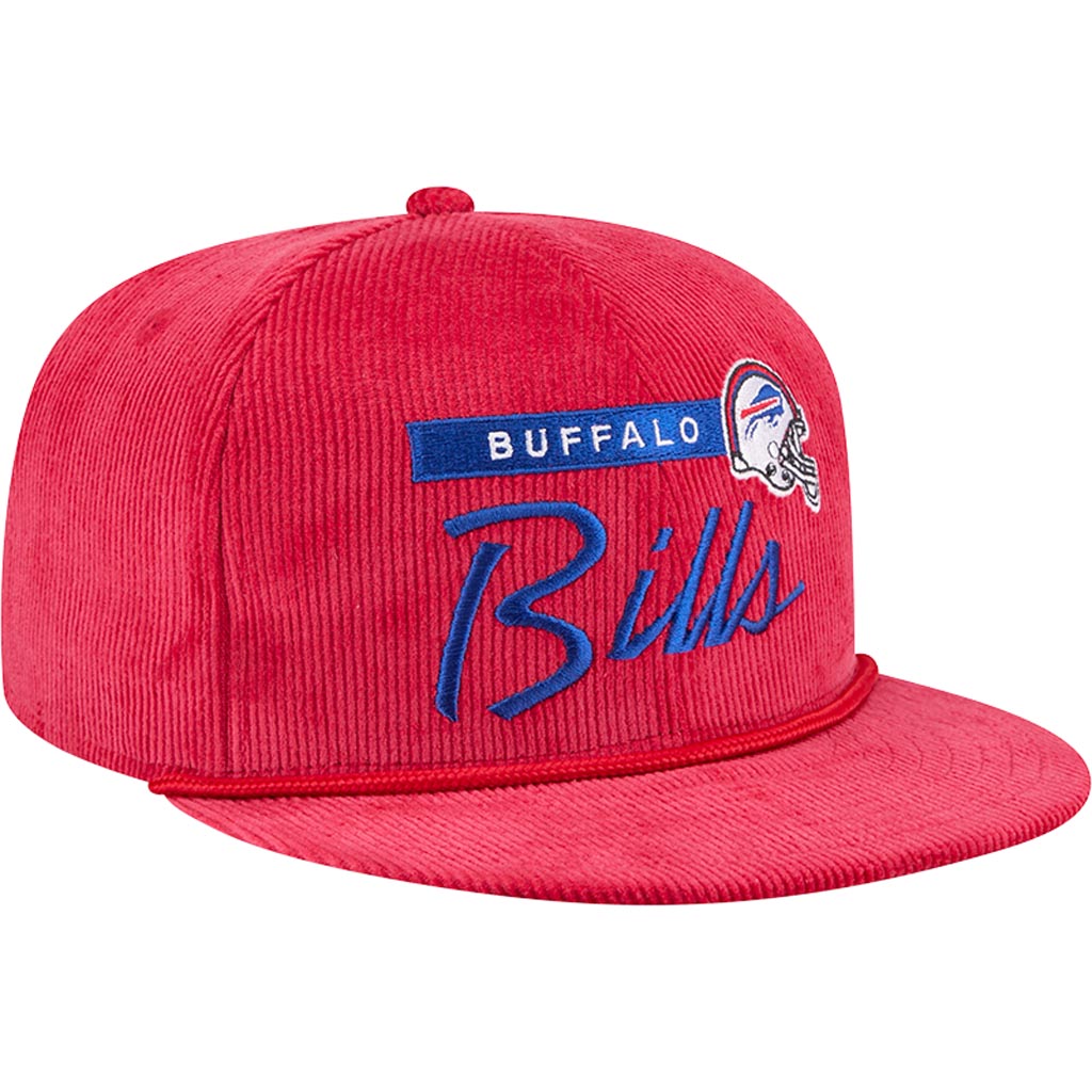 NFL Buffalo Bills New Era Corduroy Rope 9FIFTY Snapback Hat - Blue