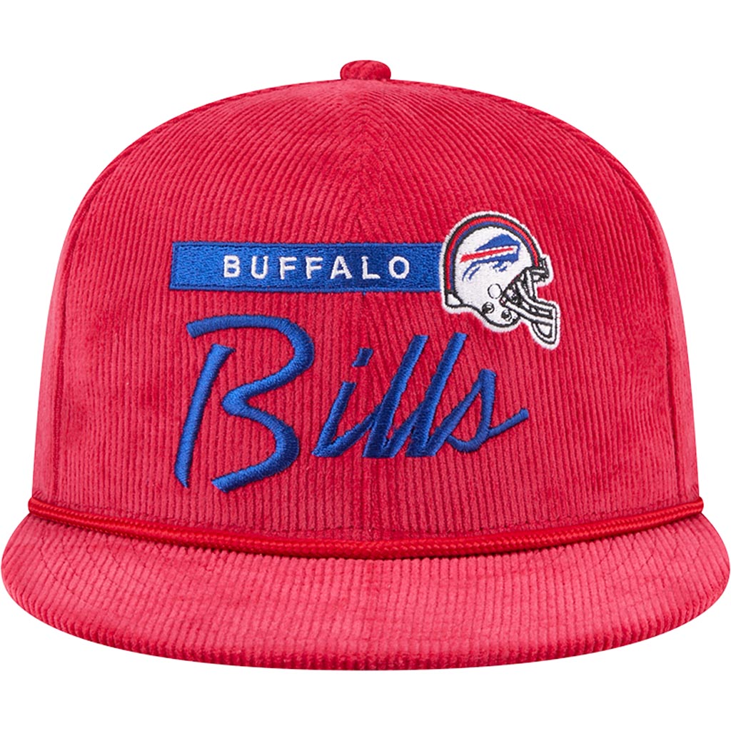 NFL Buffalo Bills New Era Corduroy Rope 9FIFTY Snapback Hat - Blue