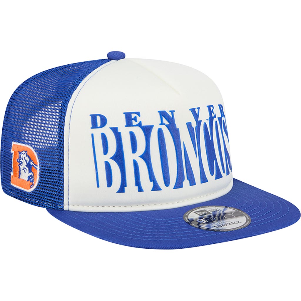 NFL Denver Broncos New Era Team Cutout 9FIFTY A-Frame Snapback Hat -  Cream