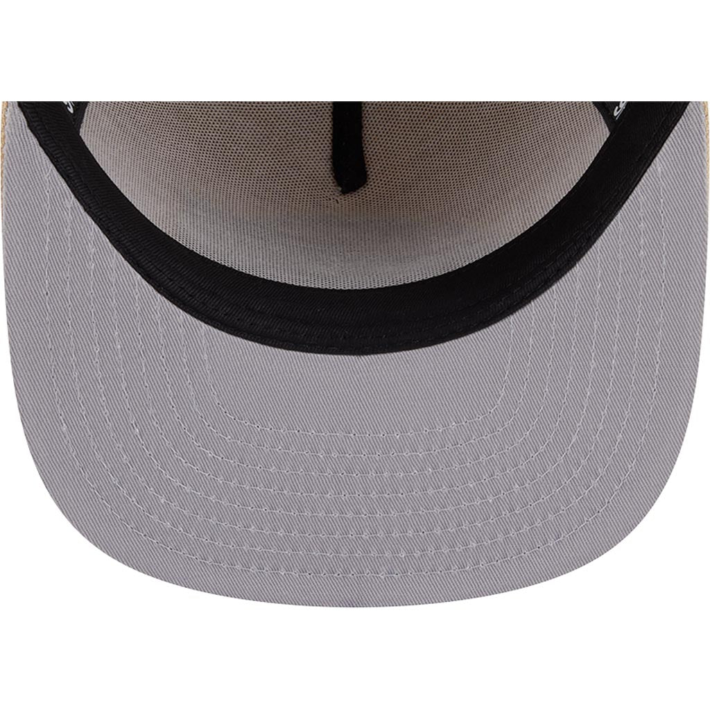 NBA Los Angeles Lakers New Era Dry Wood 9FIFTY A-Frame Snapback Hat - Tan