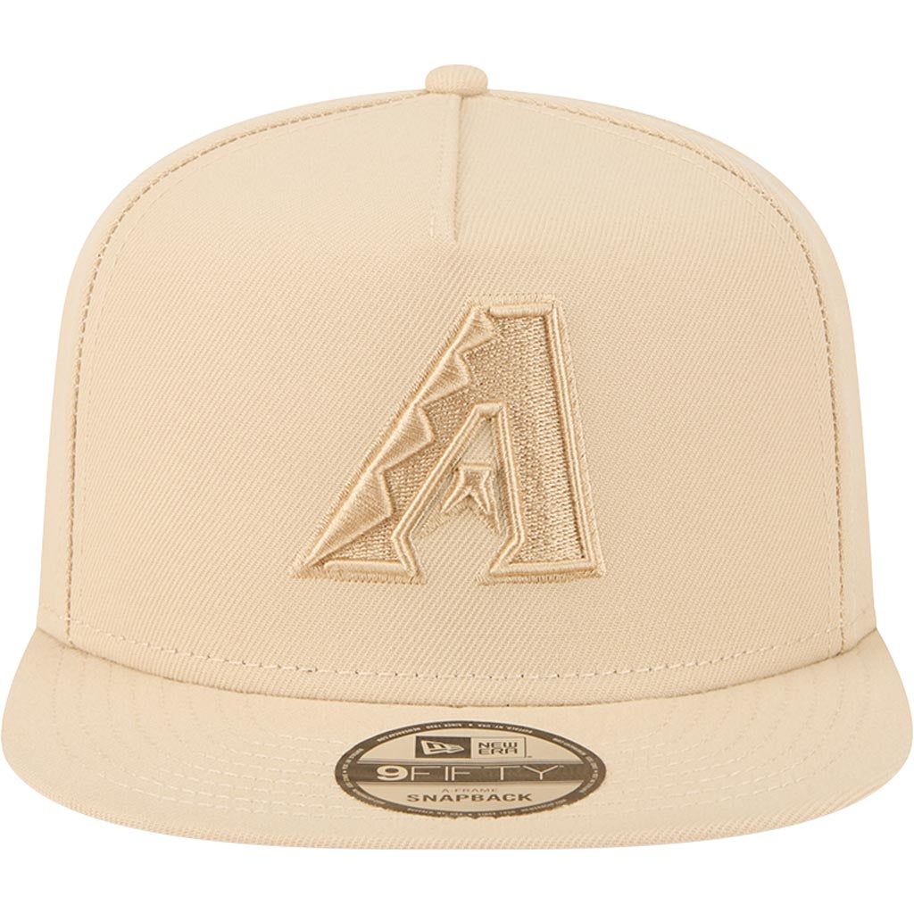 MLB Arizona Diamondbacks New Era Dry Wood 9FIFTY A-Frame Snapback Hat - Tan
