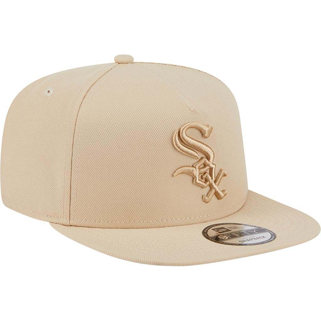 MLB Chicago White Sox New Era Dry Wood 9FIFTY A-Frame Snapback Hat - Tan