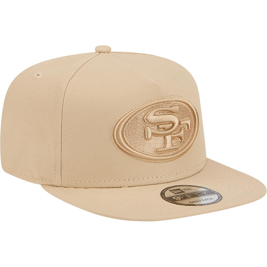 NFL San Francisco 49ers New Era Dry Wood 9FIFTY A-Frame Snapback Hat - Tan