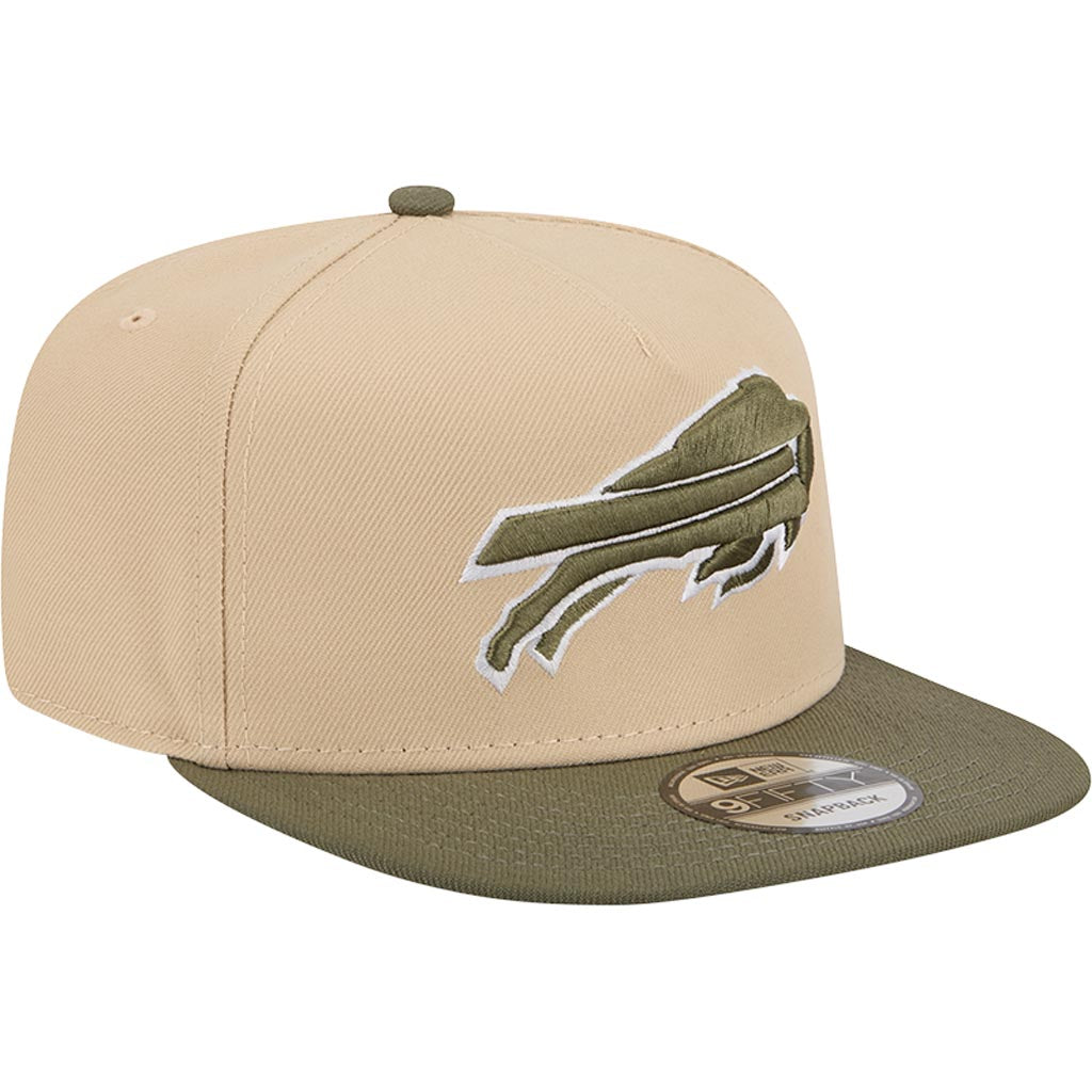 NFL Buffalo Bills New Era Two-Tone Drift Wood 9FIFTY A-Frame Snapback Hat - Tan