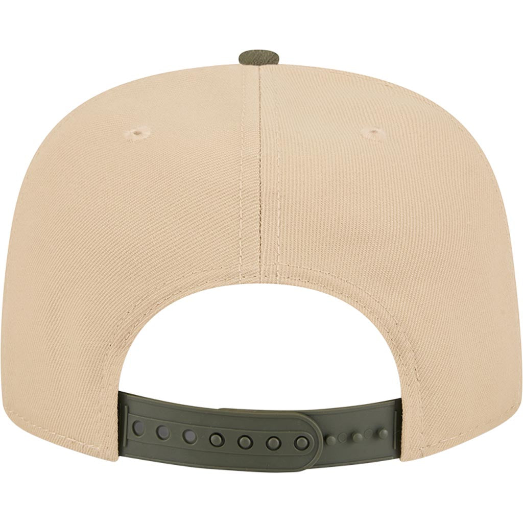 NBA Los Angeles Lakers New Era Two-Tone Drift Wood 9FIFTY A-Frame Snapback Hat - Tan