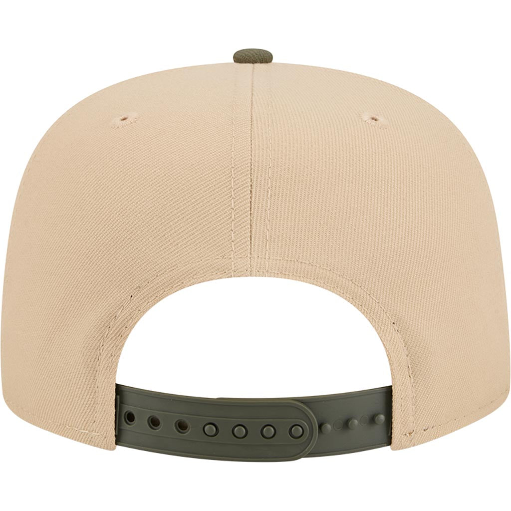 NBA Chicago Bulls New Era Two-Tone Drift Wood 9FIFTY A-Frame Snapback Hat - Tan