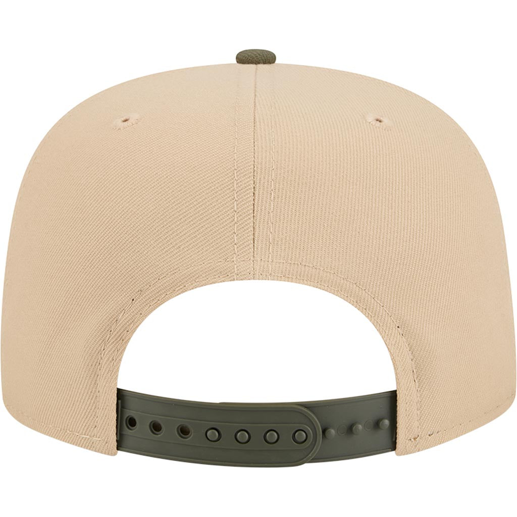 NFL Denver Broncos New Era Two-Tone Drift Wood 9FIFTY A-Frame Snapback Hat - Tan