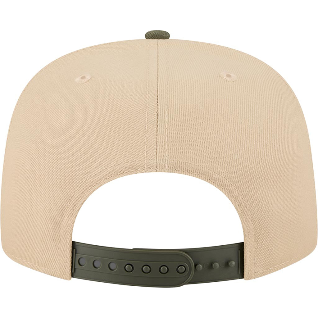 NFL Detroit Lions New Era Two-Tone Drift Wood 9FIFTY A-Frame Snapback Hat - Tan