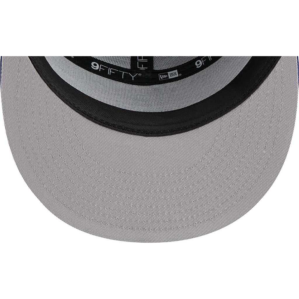 MLB Los Angeles Dodgers New Era Outdoor 9FIFTY Split Panel Snapback Hat - Gray