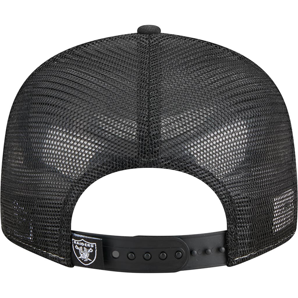 NFL Las Vegas Raiders New Era Outdoor 9FIFTY Split Panel Snapback Hat - Gray