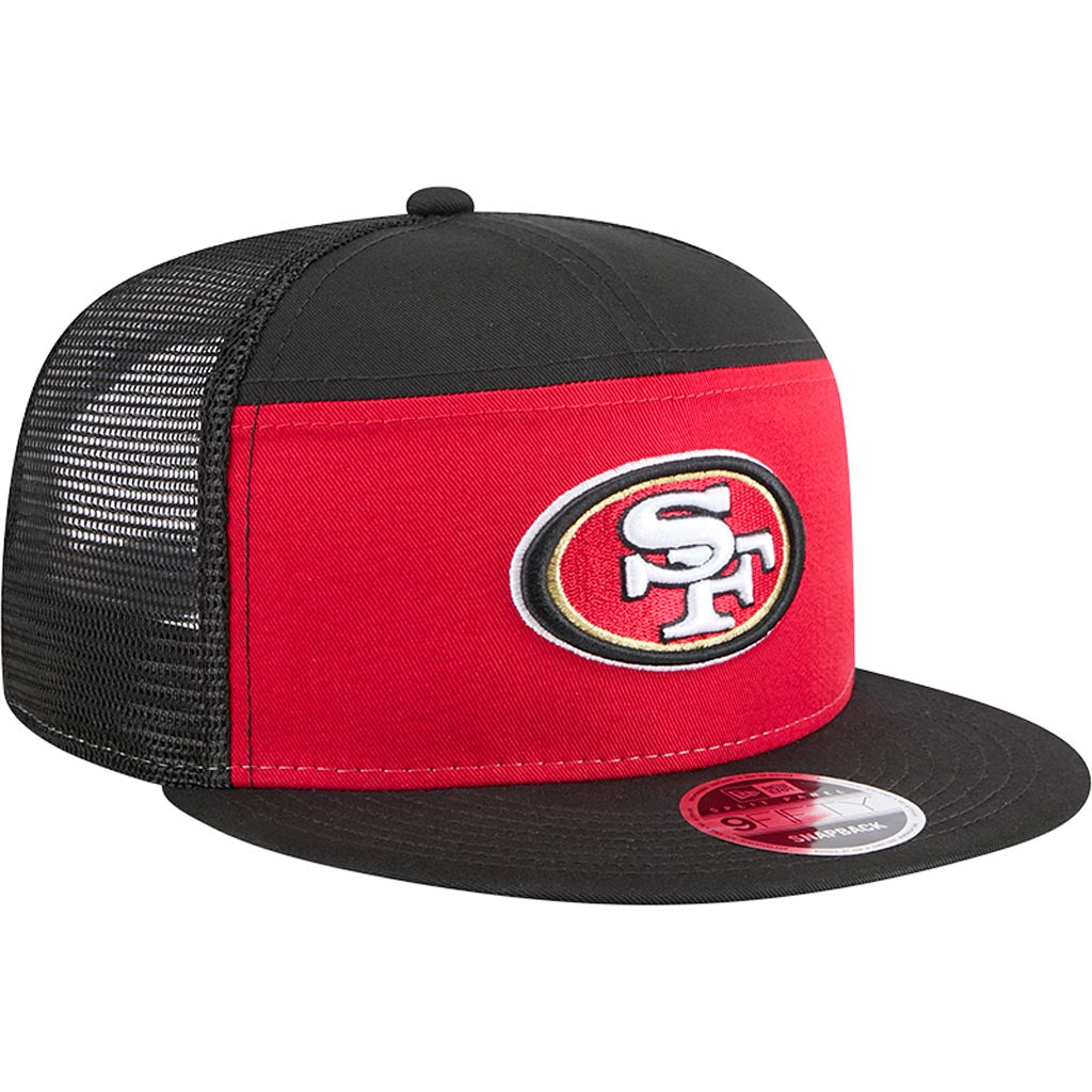 NFL San Francisco 49ers New Era Outdoor 9FIFTY Split Panel Snapback Hat - Red