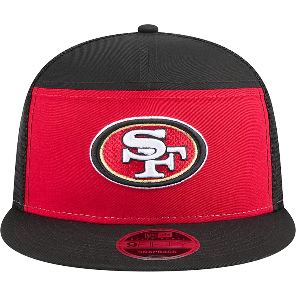 NFL San Francisco 49ers New Era Outdoor 9FIFTY Split Panel Snapback Hat - Red