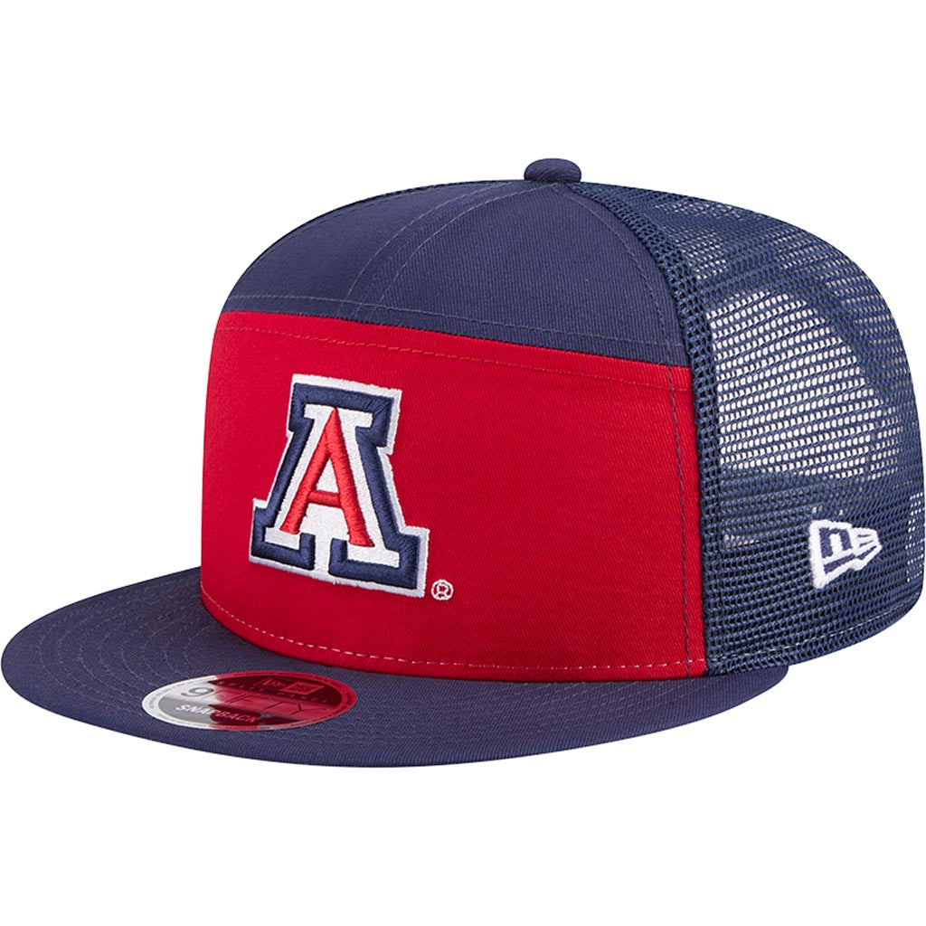 NCAA Arizona Wildcats New Era Outdoor 9FIFTY Split Panel Snapback Hat - Red