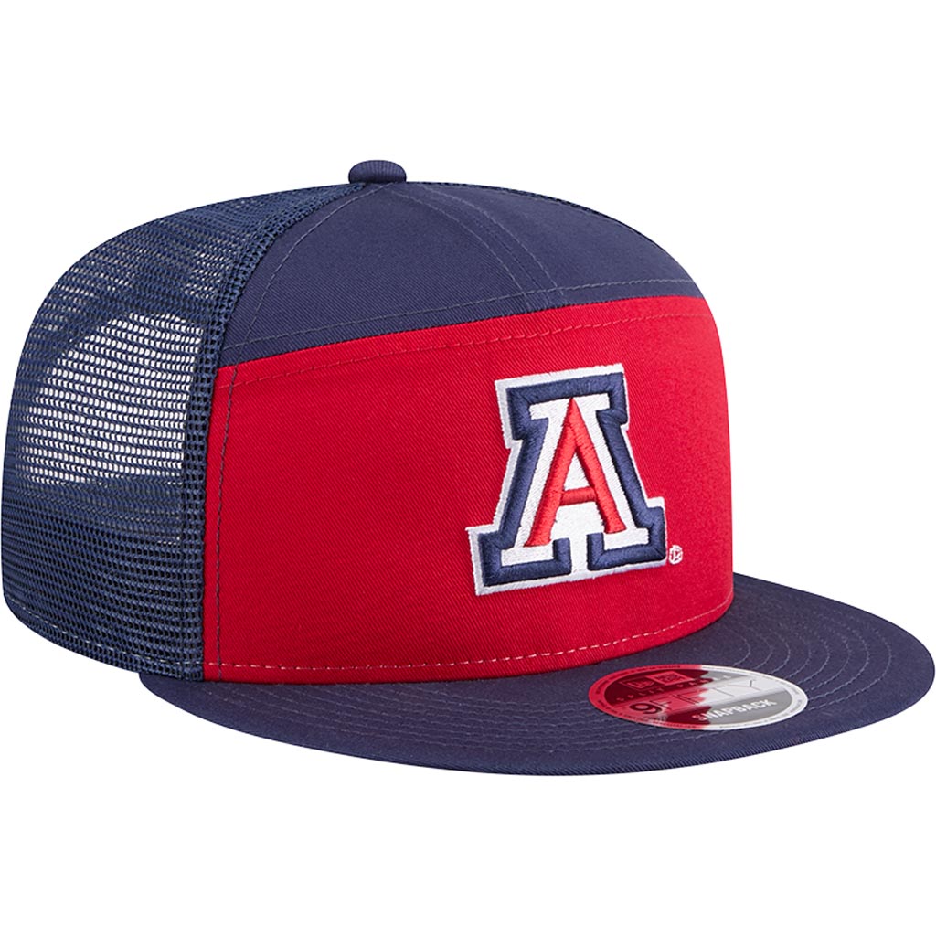 NCAA Arizona Wildcats New Era Outdoor 9FIFTY Split Panel Snapback Hat - Red