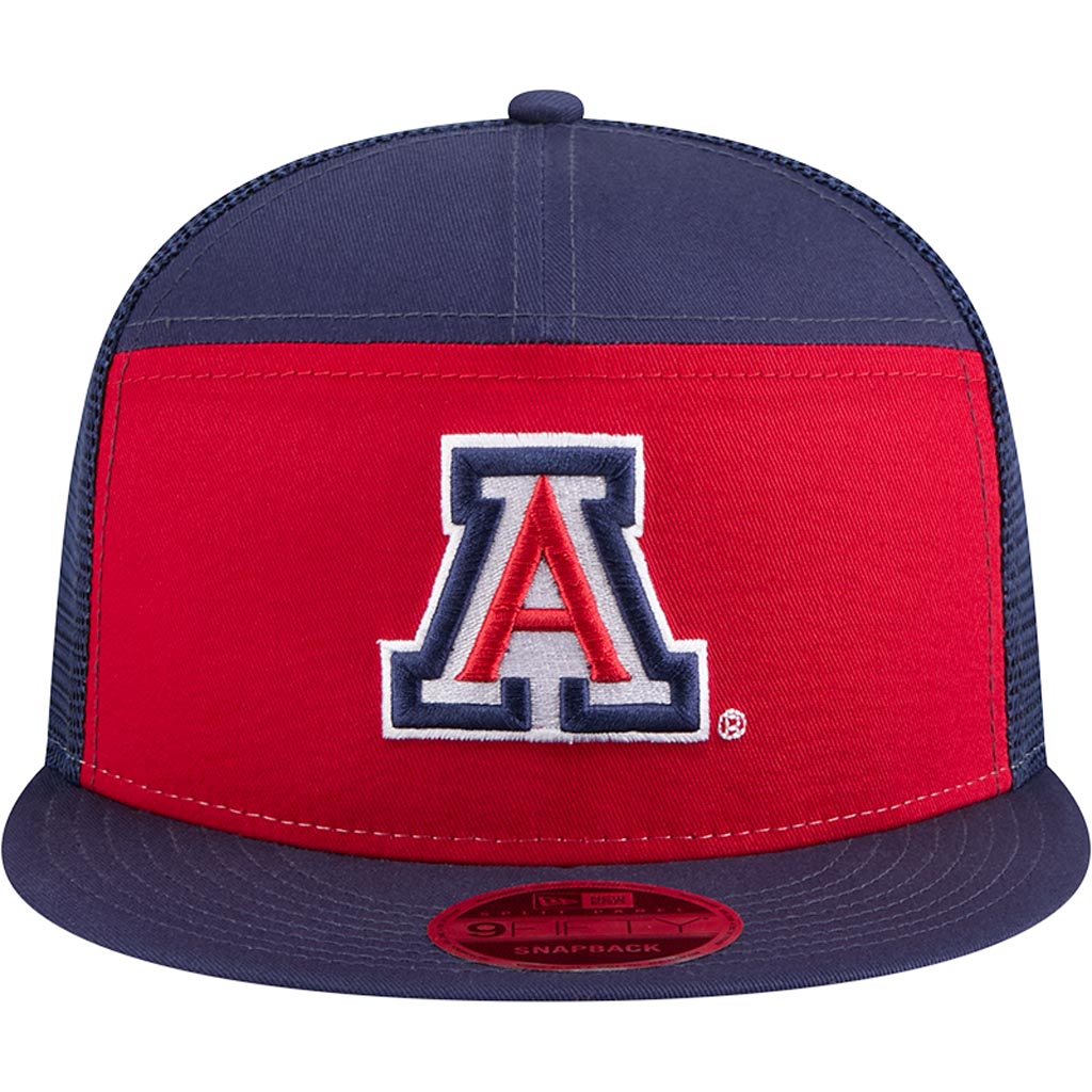 NCAA Arizona Wildcats New Era Outdoor 9FIFTY Split Panel Snapback Hat - Red