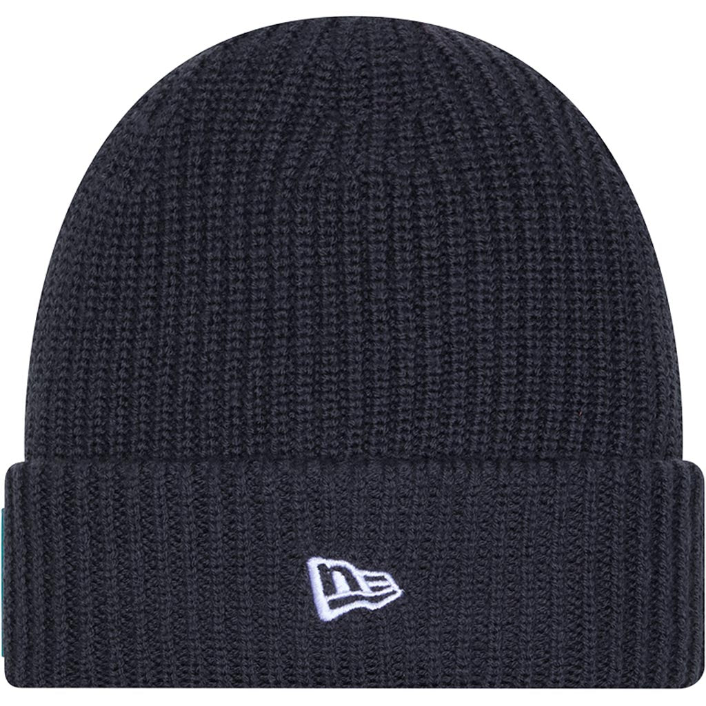 NFL Miami Dolphins New Era 2025 Sideline Cold Weather Cuffed Knit Hat - Charcoal