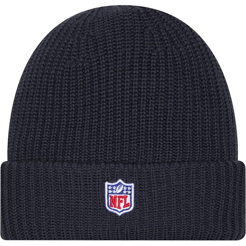 NFL Los Angeles Chargers New Era 2025 Sideline Cold Weather Cuffed Knit Hat - Charcoal