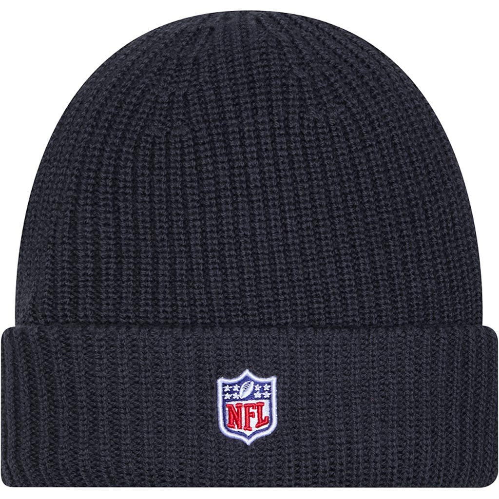 NFL Pittsburgh Steelers New Era 2025 Sideline Cold Weather Cuffed Knit Hat - Charcoal
