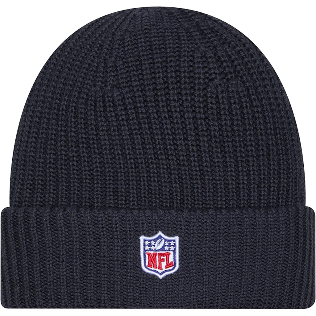 NFL Philadelphia Eagles New Era 2025 Sideline Cold Weather Cuffed Knit Hat - Charcoal