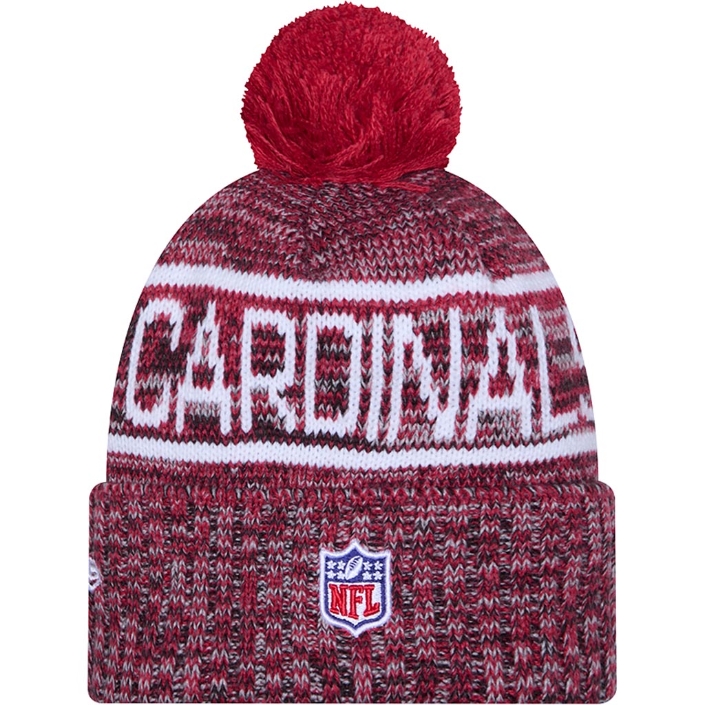 NFL Arizona Cardinals New Era 2025 Sideline Sport Knit Hat - Red