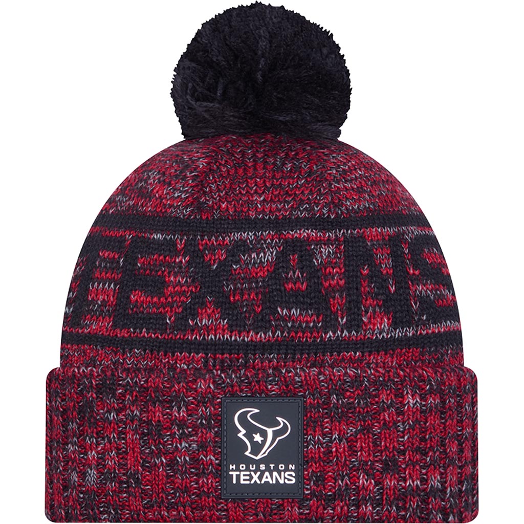 NFL Houston Texans New Era 2025 Sideline Sport Knit Hat - Navy