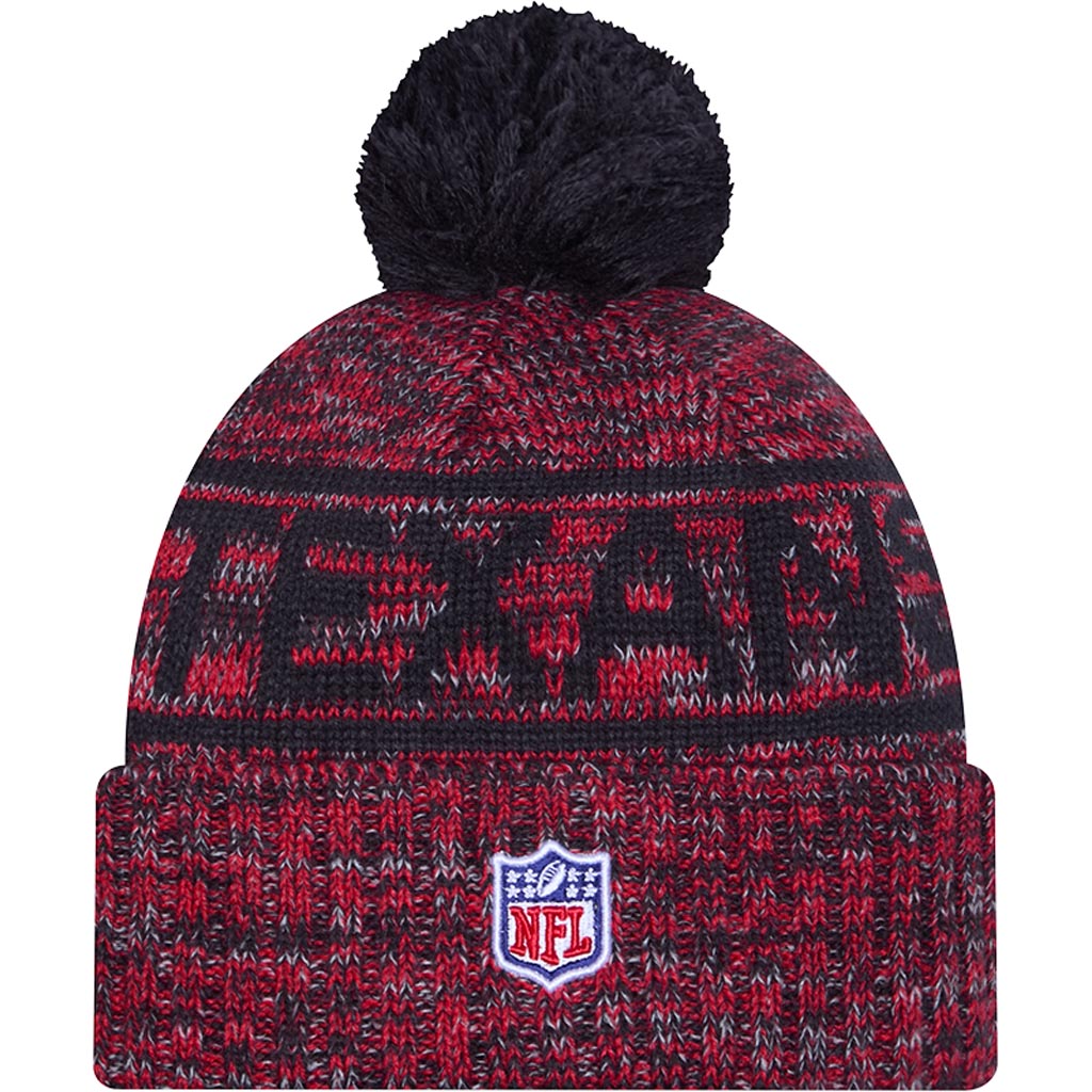 NFL Houston Texans New Era 2025 Sideline Sport Knit Hat - Navy