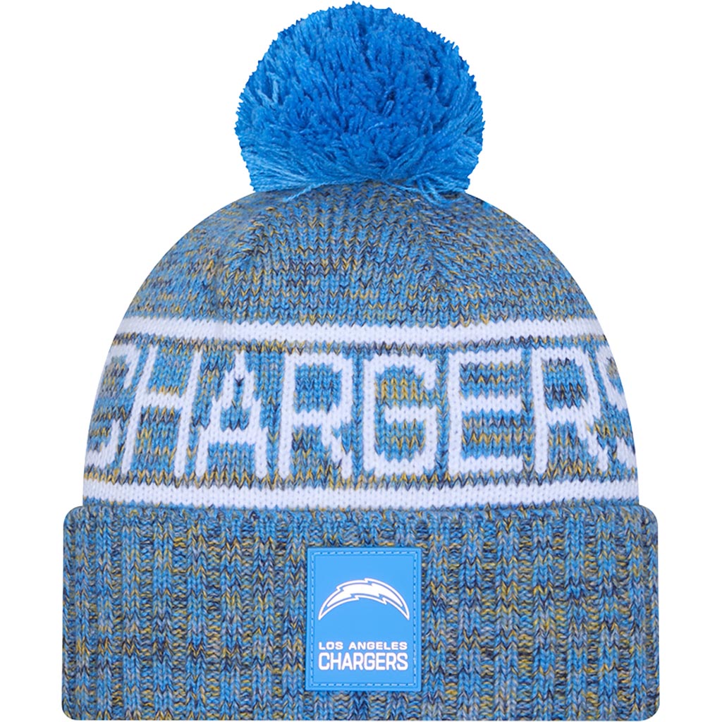 NFL Los Angeles Chargers New Era 2025 Sideline Sport Knit Hat - Blue