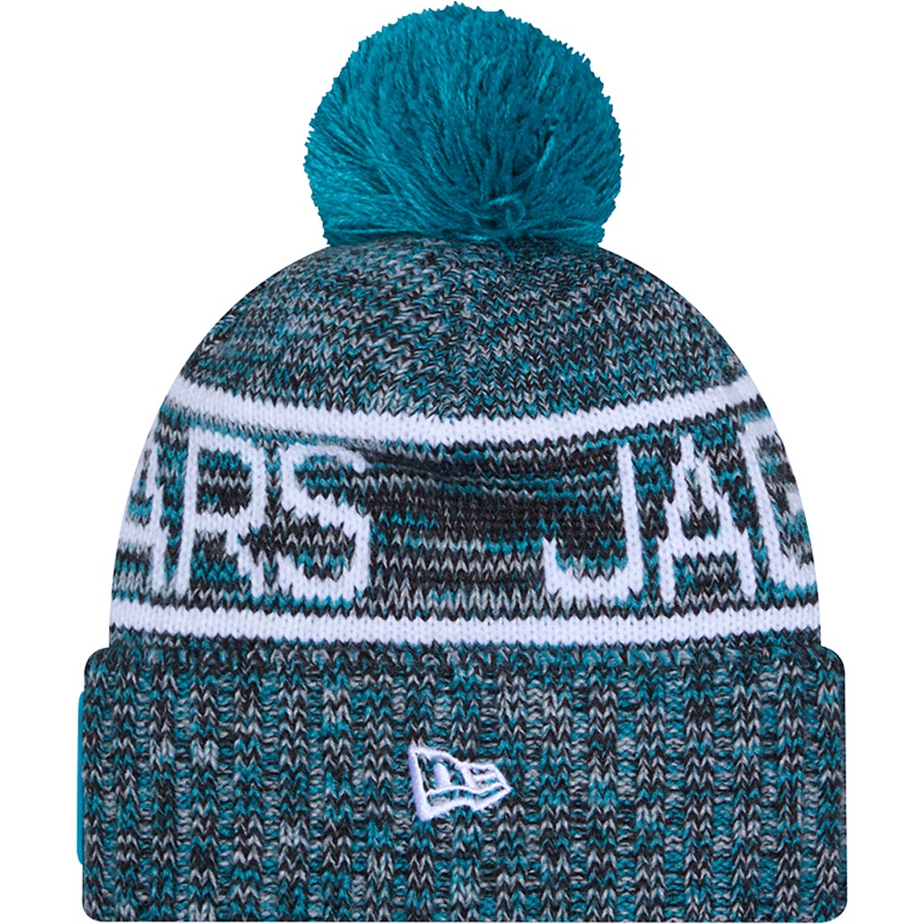NFL Jacksonville Jaguars New Era 2025 Sideline Sport Knit Hat - Teal