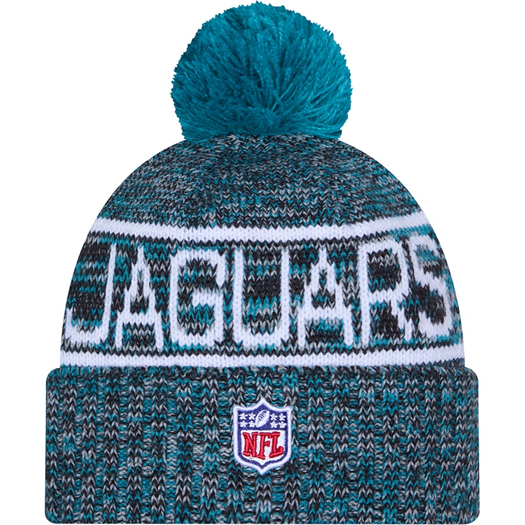 NFL Jacksonville Jaguars New Era 2025 Sideline Sport Knit Hat - Teal