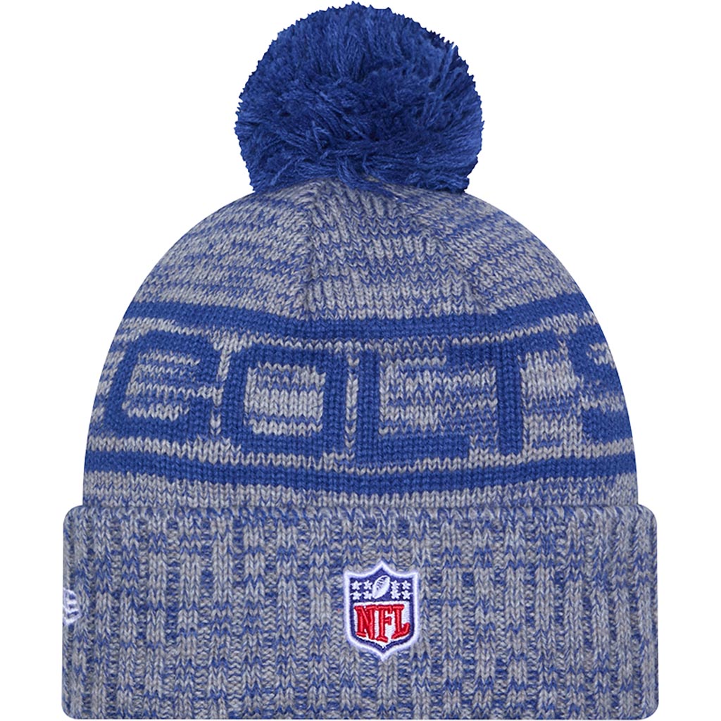 NFL Indianapolis Colts New Era 2025 Sideline Sport Knit Hat - Blue