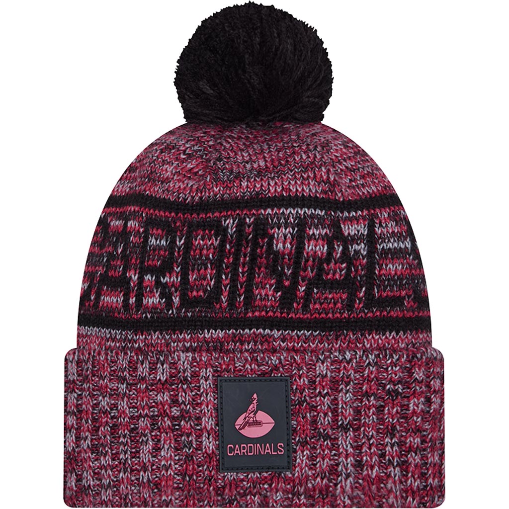 NFL Arizona Cardinals New Era Throwback 2025 Sideline Sport Knit Hat - Red