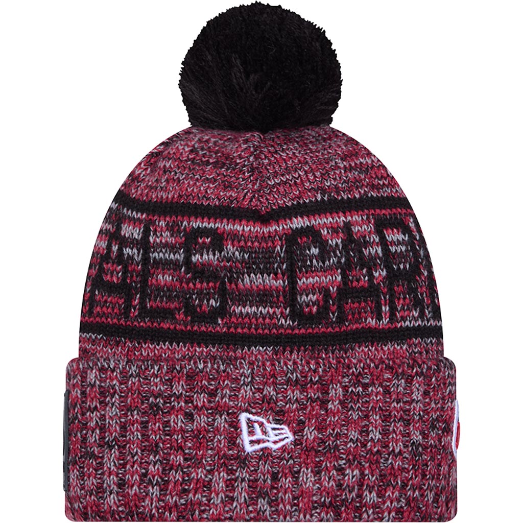 NFL Arizona Cardinals New Era Throwback 2025 Sideline Sport Knit Hat - Red
