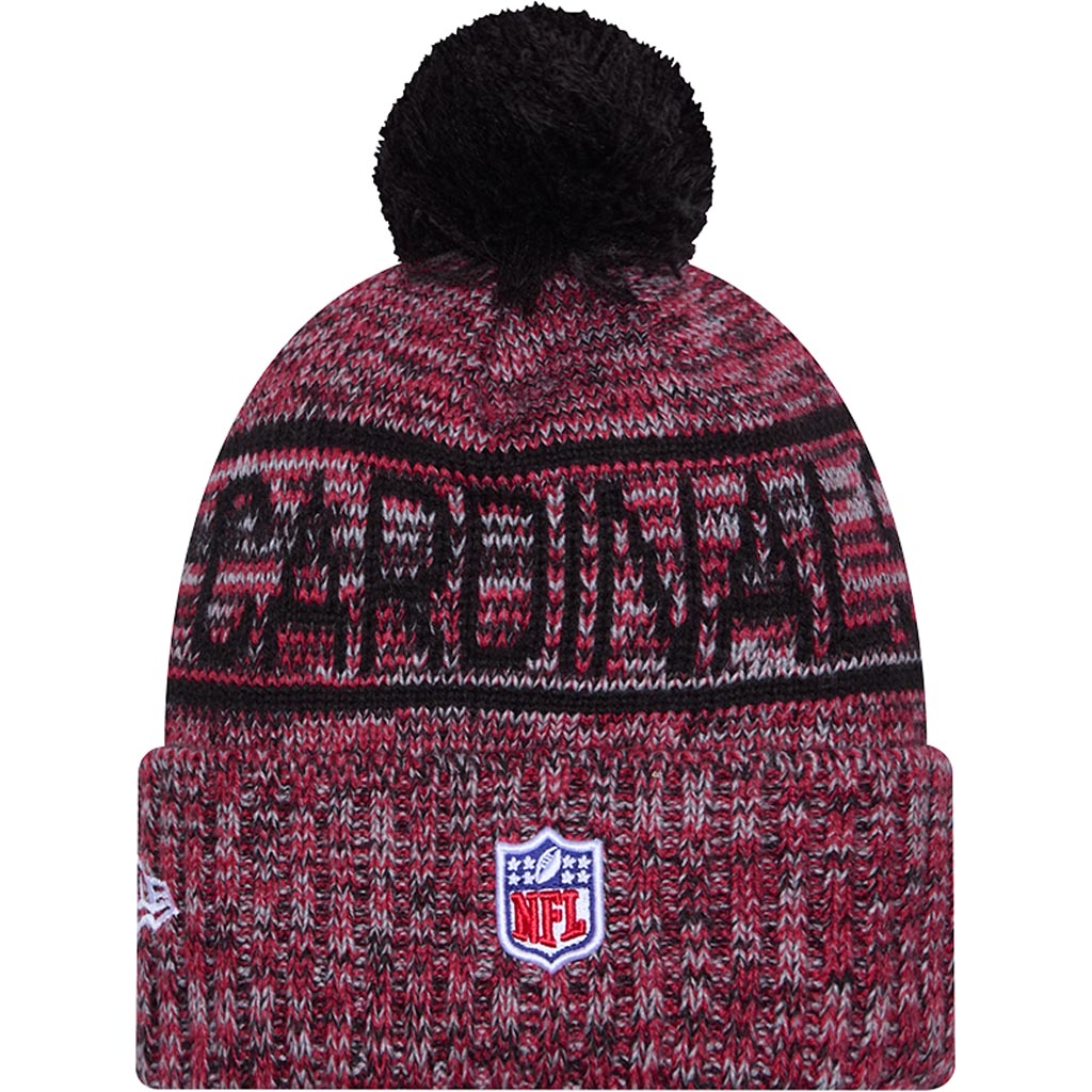 NFL Arizona Cardinals New Era Throwback 2025 Sideline Sport Knit Hat - Red