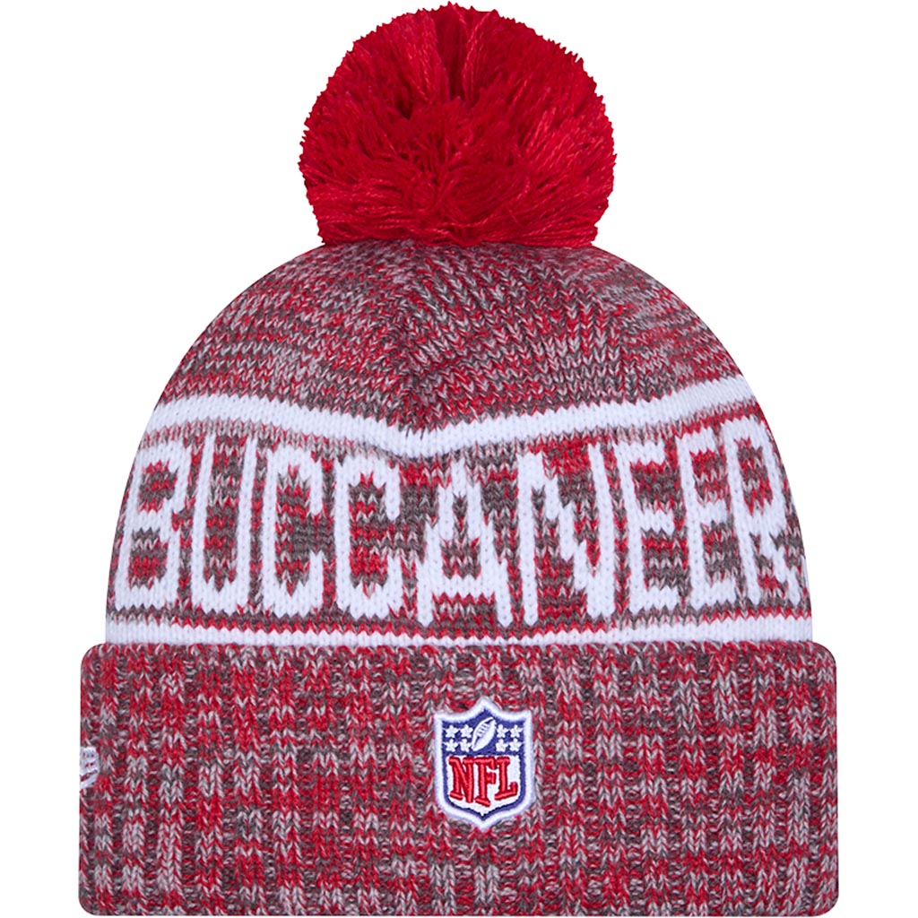 NFL Tampa Bay Buccaneers New Era 2025 Sideline Sport Knit Hat - Red