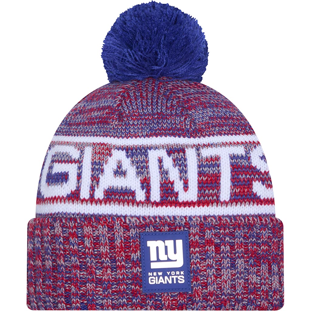 NFL New York Giants New Era 2025 Sideline Sport Knit Hat - Blue