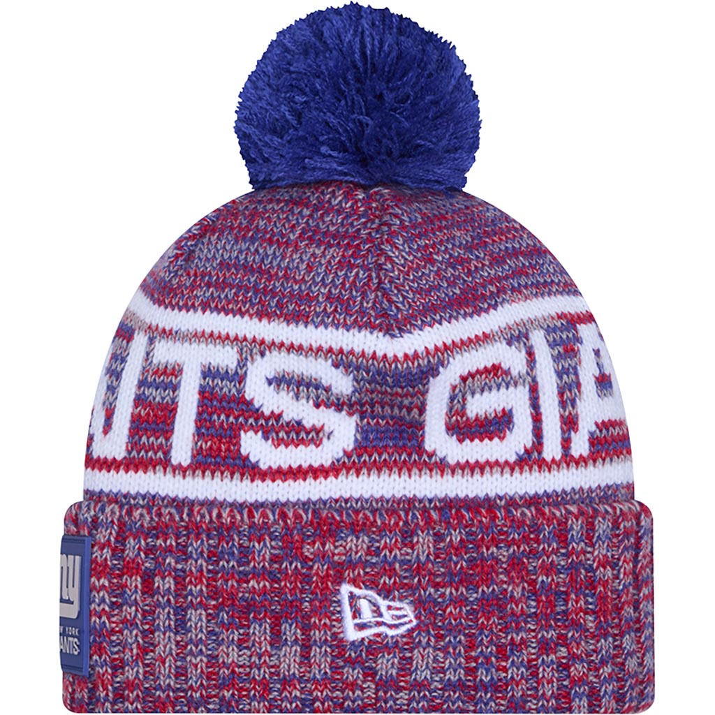 NFL New York Giants New Era 2025 Sideline Sport Knit Hat - Blue