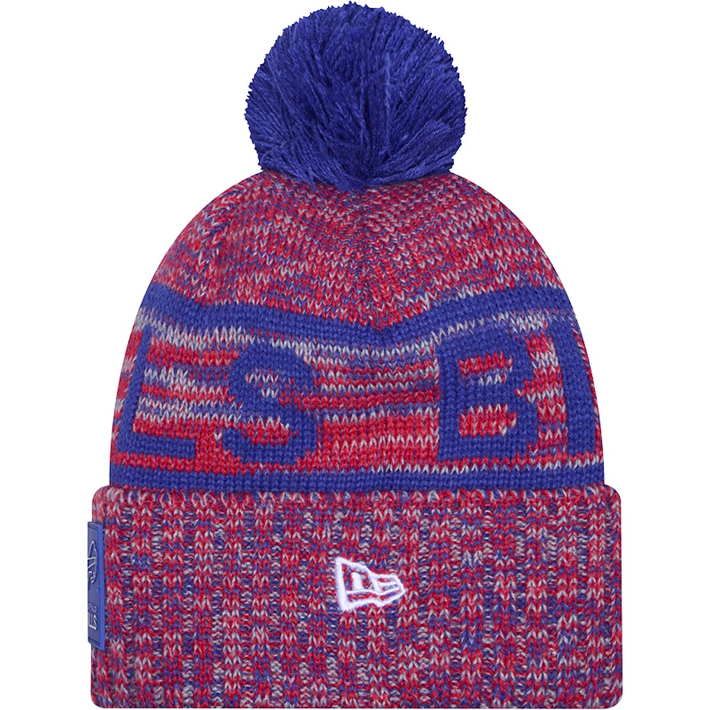 NFL Buffalo Bills New Era 2025 Sideline Sport Knit Hat - Blue