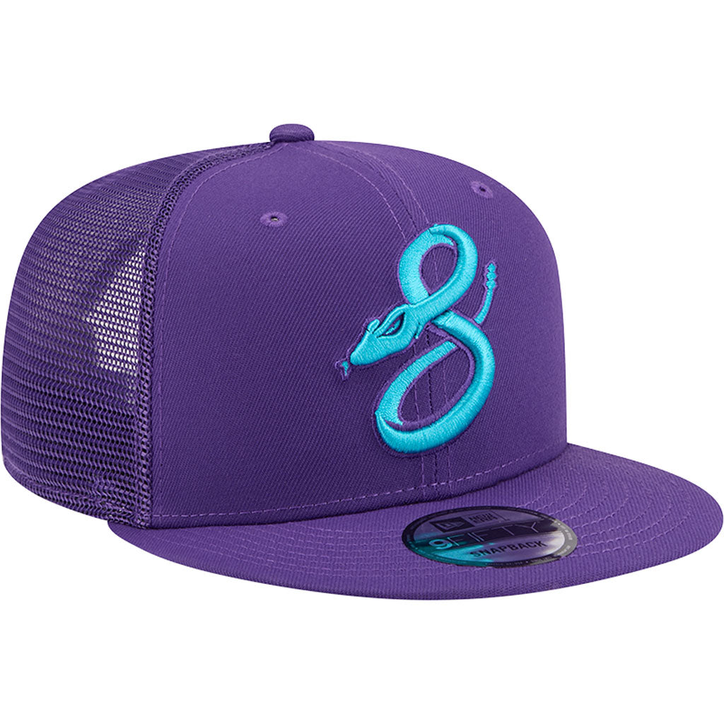 MLB Arizona Diamondbacks New Era City Connect OTC Trucker 9FIFTY Snapback Hat - Purple