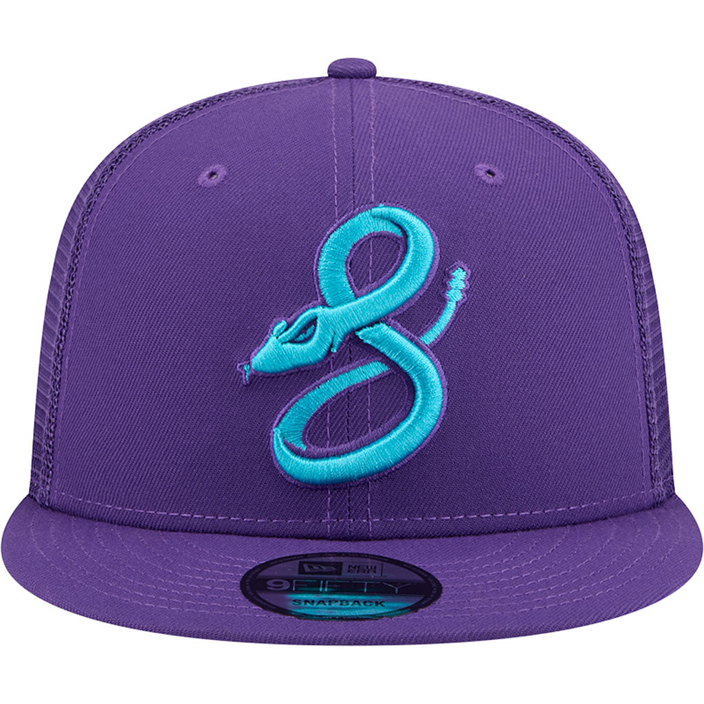 MLB Arizona Diamondbacks New Era City Connect OTC Trucker 9FIFTY Snapback Hat - Purple