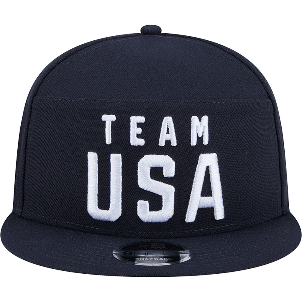 2026 Olympics Team USA New Era Split Panel 950 Hat - Navy