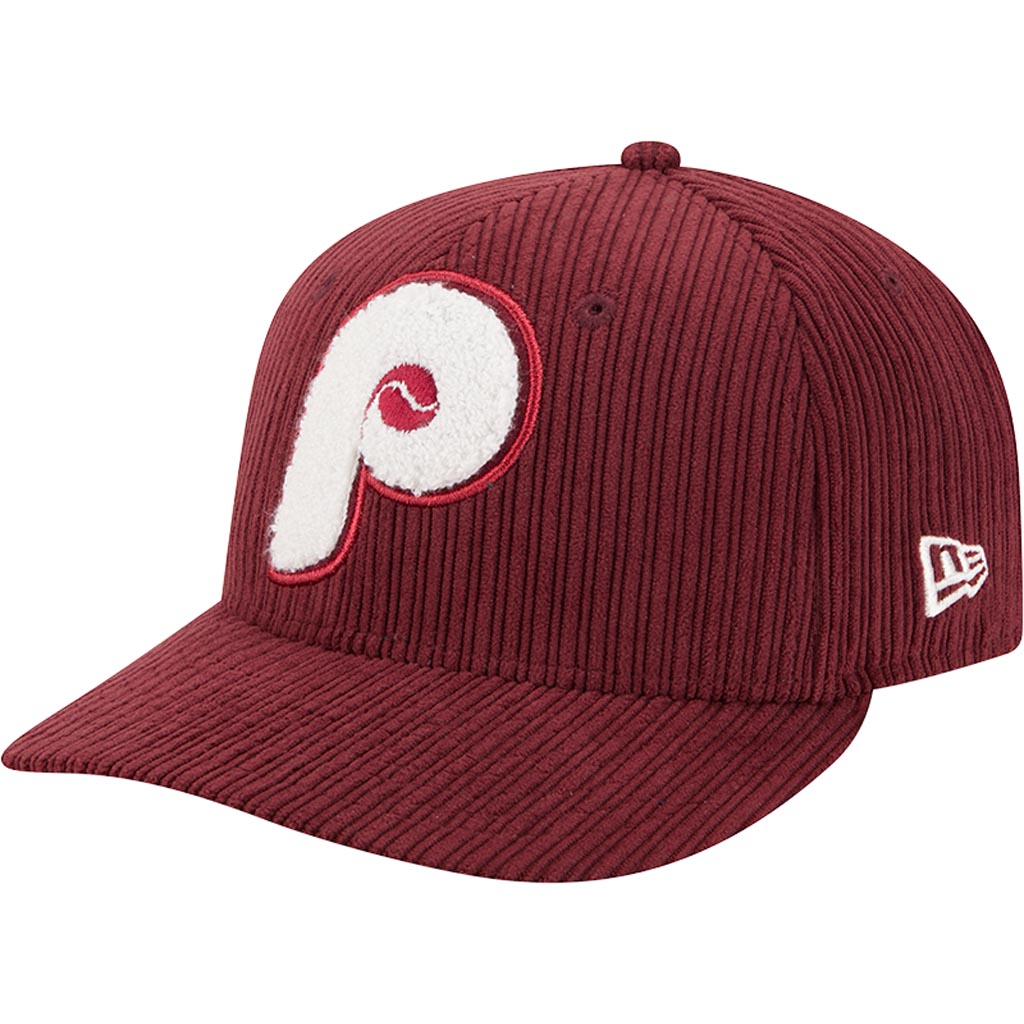 MLB Philadelphia Phillies New Era Chenille Pop 59FIFTY Fitted Hat - Maroon