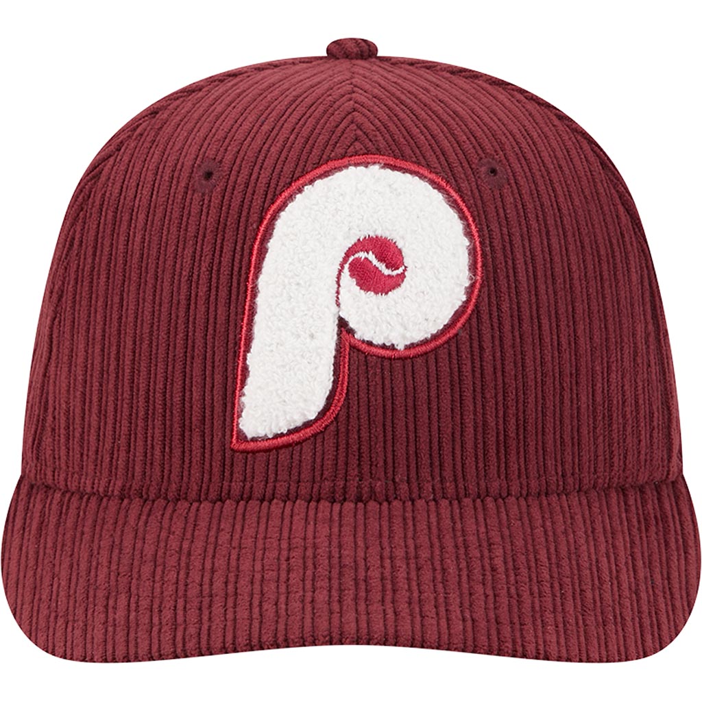 MLB Philadelphia Phillies New Era Chenille Pop 59FIFTY Fitted Hat - Maroon