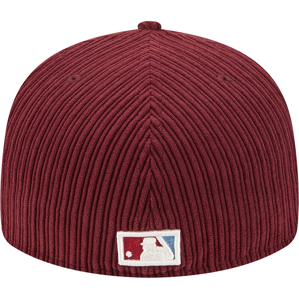 MLB Philadelphia Phillies New Era Chenille Pop 59FIFTY Fitted Hat - Maroon