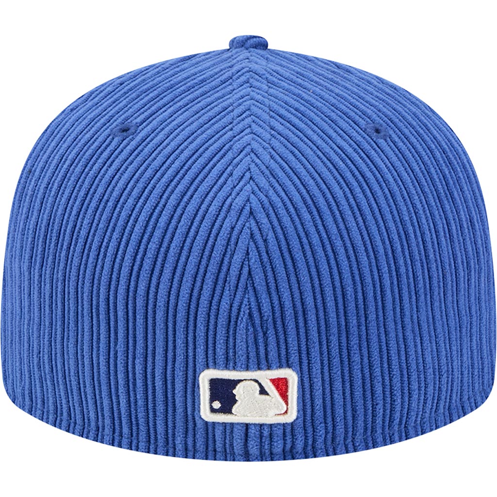 MLB Los Angeles Dodgers New Era Chenille Pop 59FIFTY Fitted Hat - Blue