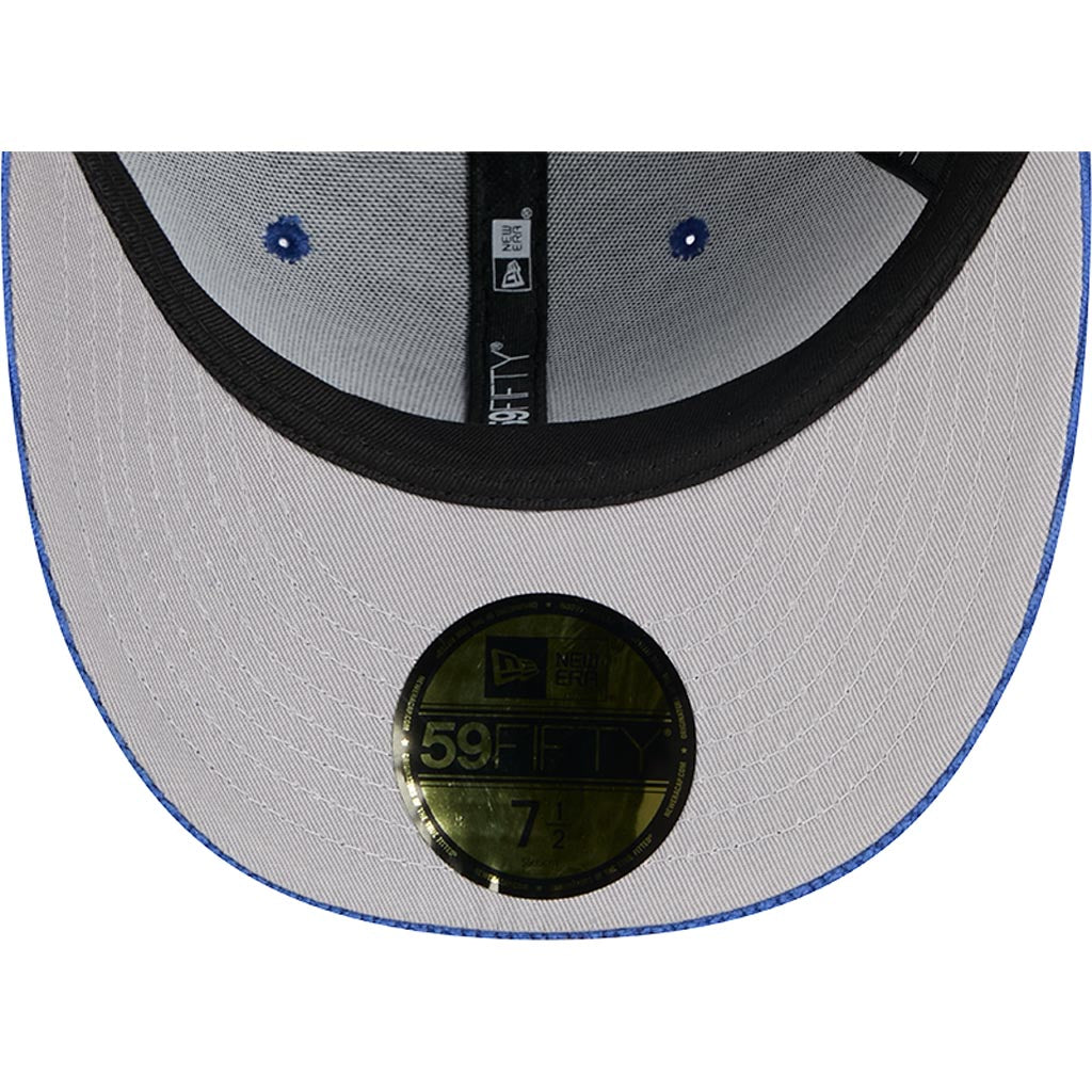 MLB Los Angeles Dodgers New Era Chenille Pop 59FIFTY Fitted Hat - Blue