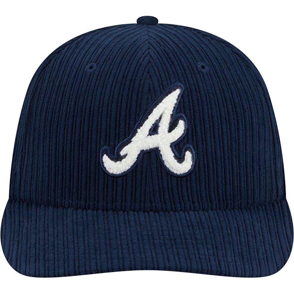 MLB Atlanta Braves New Era Chenille Pop 59FIFTY Fitted Hat - Navy